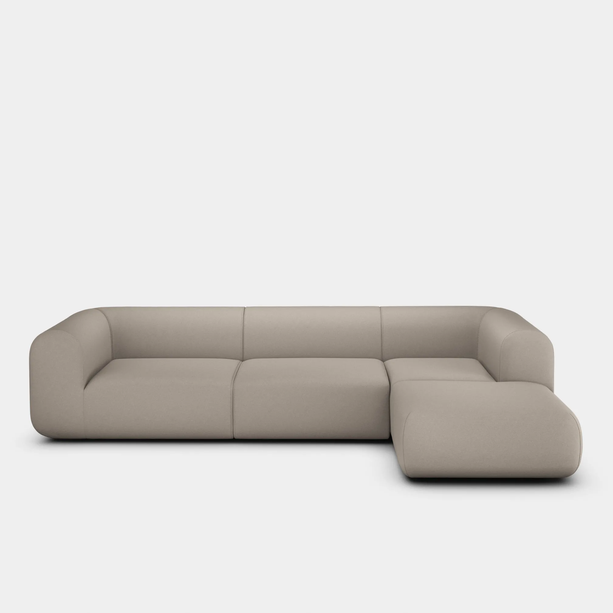 Tom Dixon Sofas*Plump Left Arm & Right Facing Chaise Longue Modular Sofa