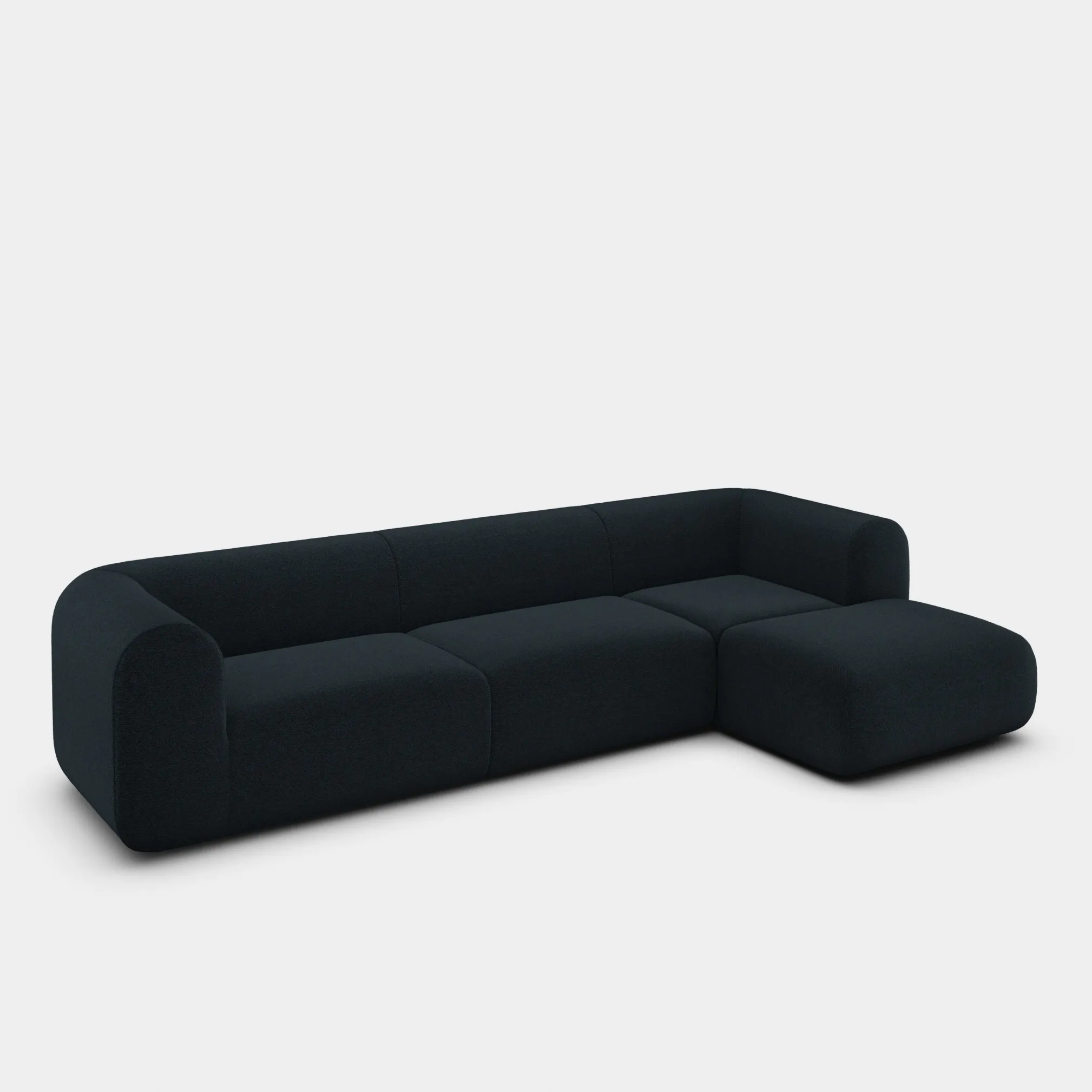Tom Dixon Sofas*Plump Left Arm & Right Facing Chaise Longue Modular Sofa
