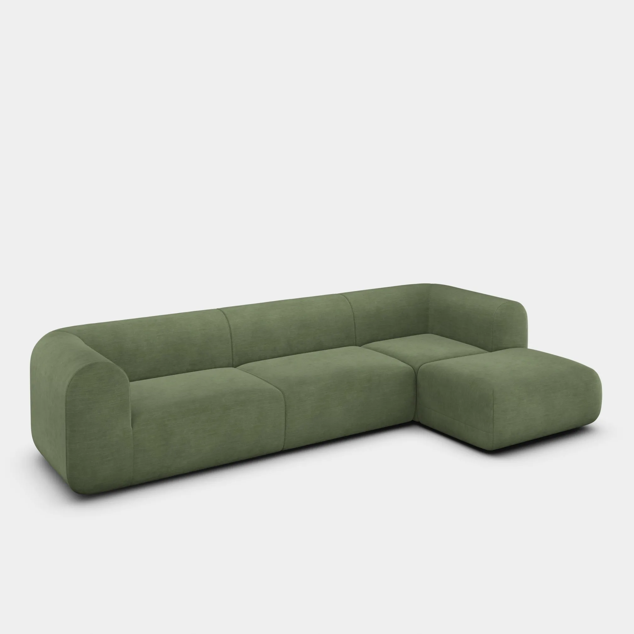 Tom Dixon Sofas*Plump Left Arm & Right Facing Chaise Longue Modular Sofa
