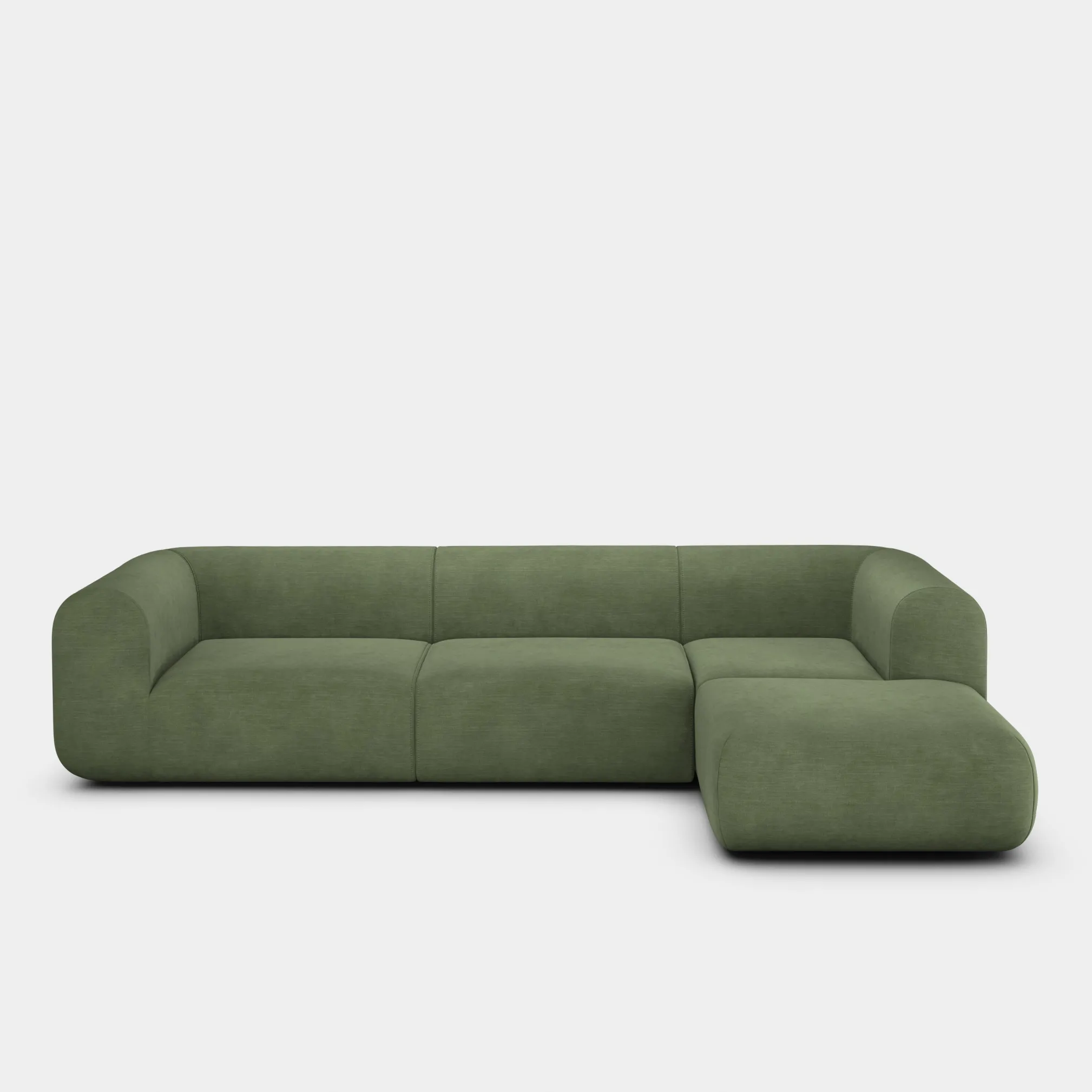 Tom Dixon Sofas*Plump Left Arm & Right Facing Chaise Longue Modular Sofa
