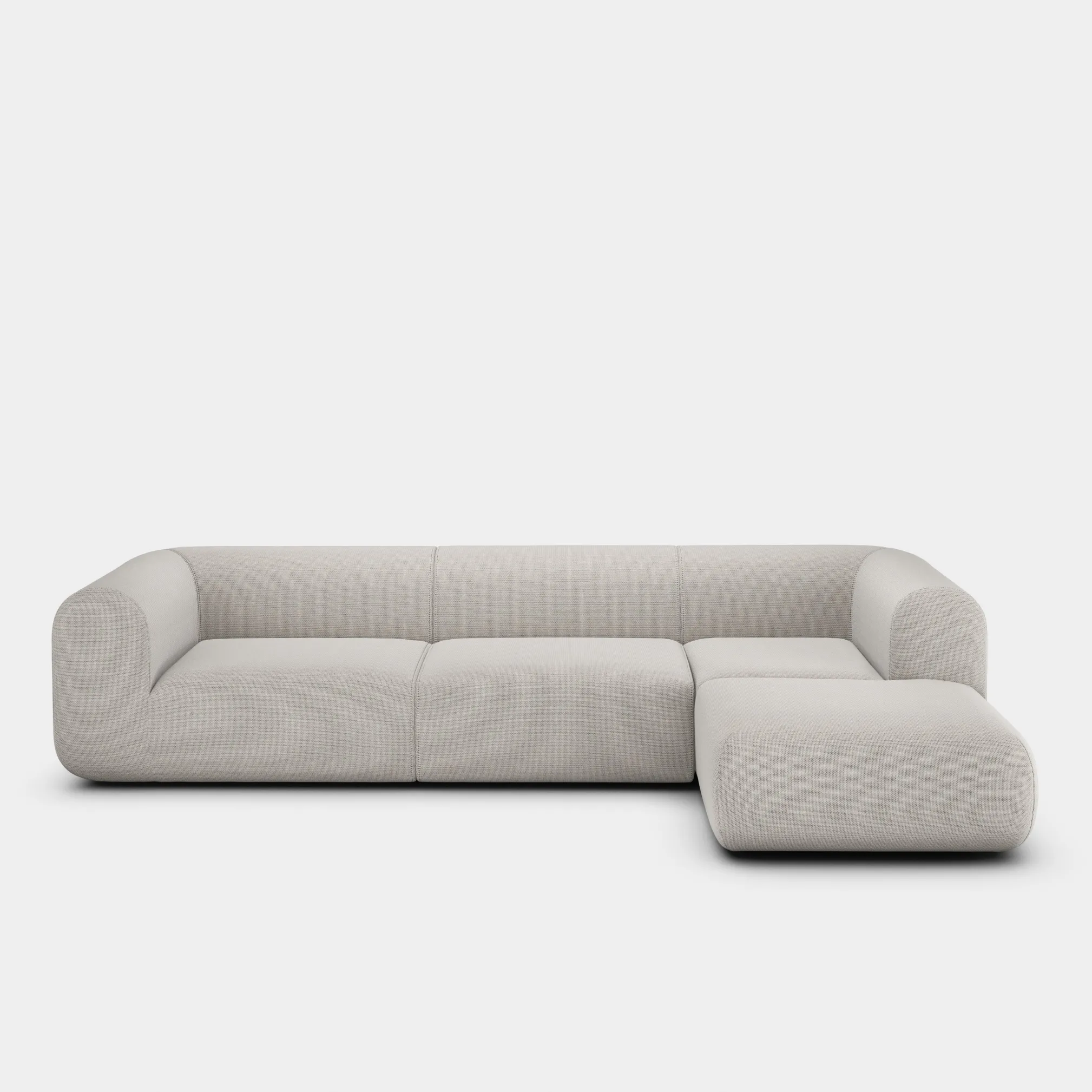 Tom Dixon Sofas*Plump Left Arm & Right Facing Chaise Longue Modular Sofa