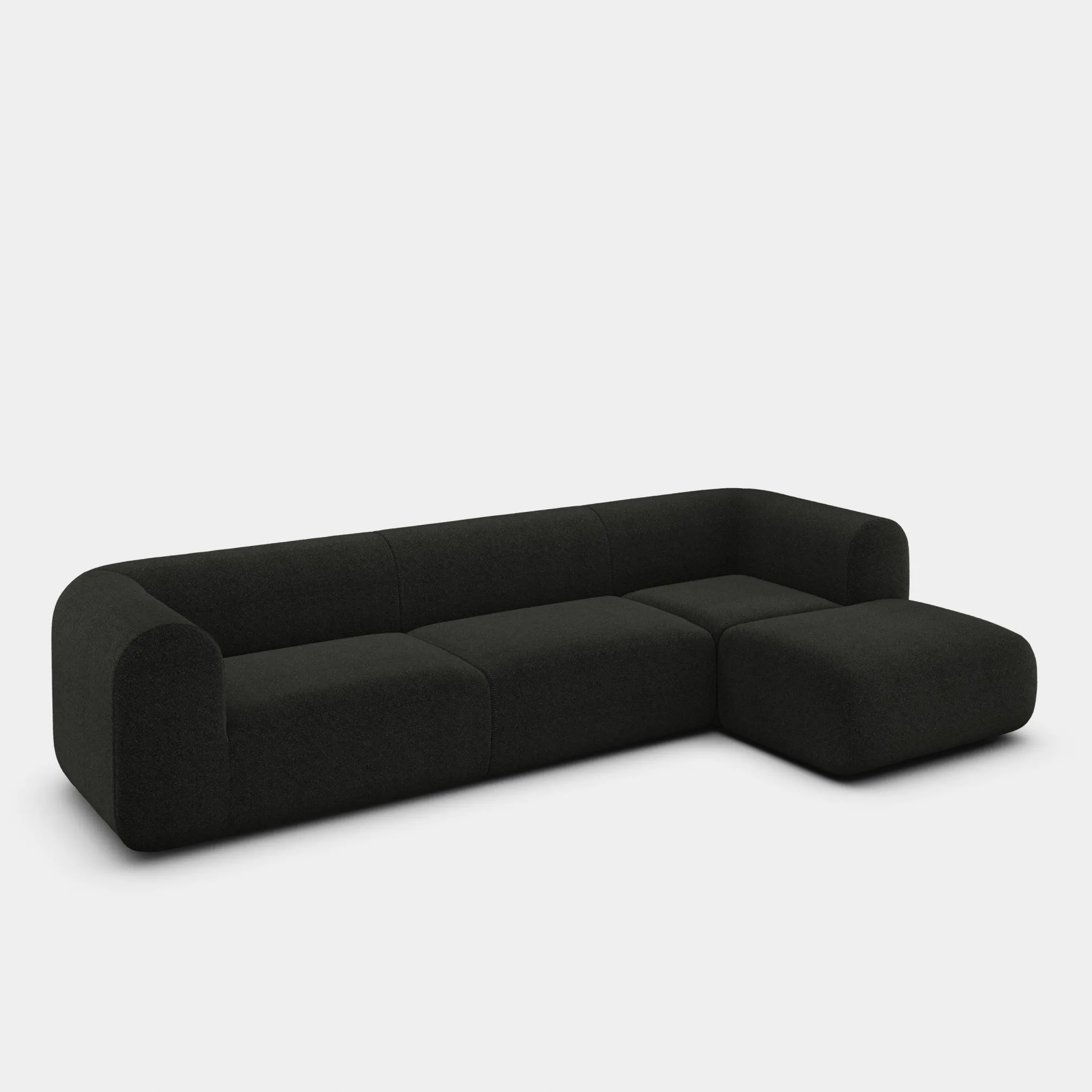 Tom Dixon Sofas*Plump Left Arm & Right Facing Chaise Longue Modular Sofa