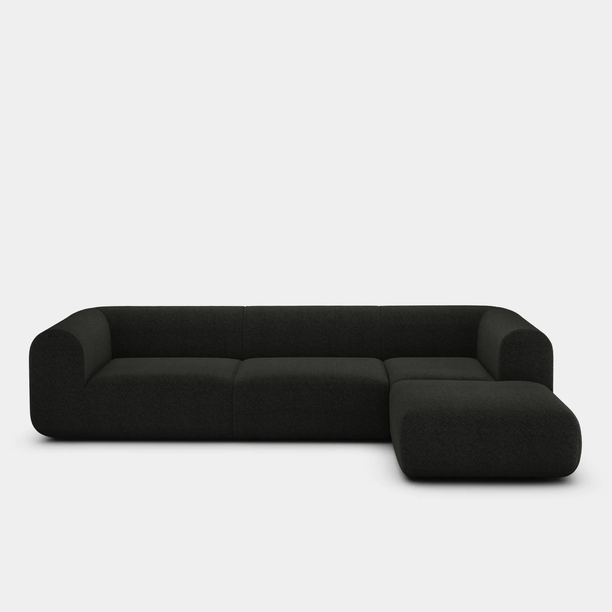 Tom Dixon Sofas*Plump Left Arm & Right Facing Chaise Longue Modular Sofa