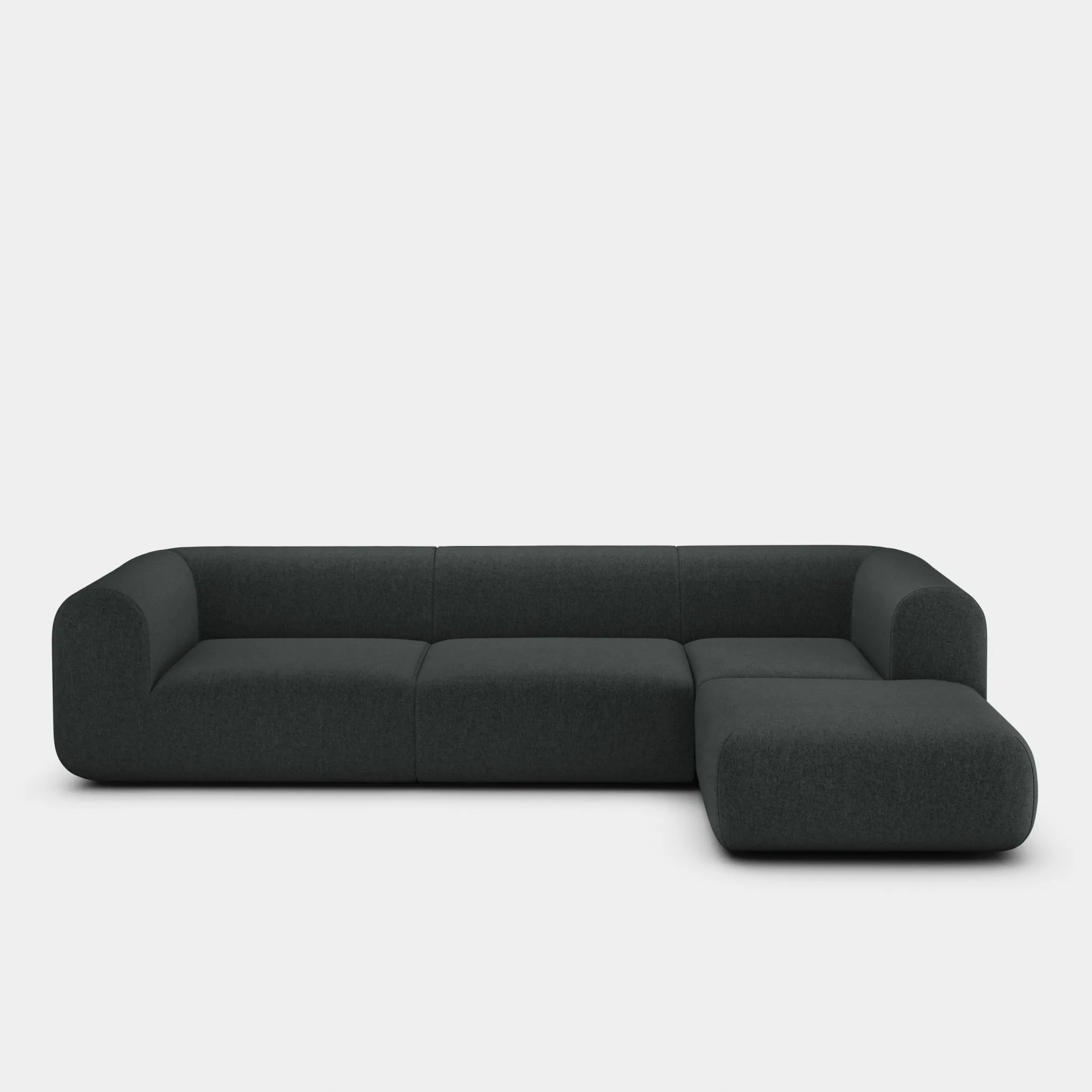 Tom Dixon Sofas*Plump Left Arm & Right Facing Chaise Longue Modular Sofa