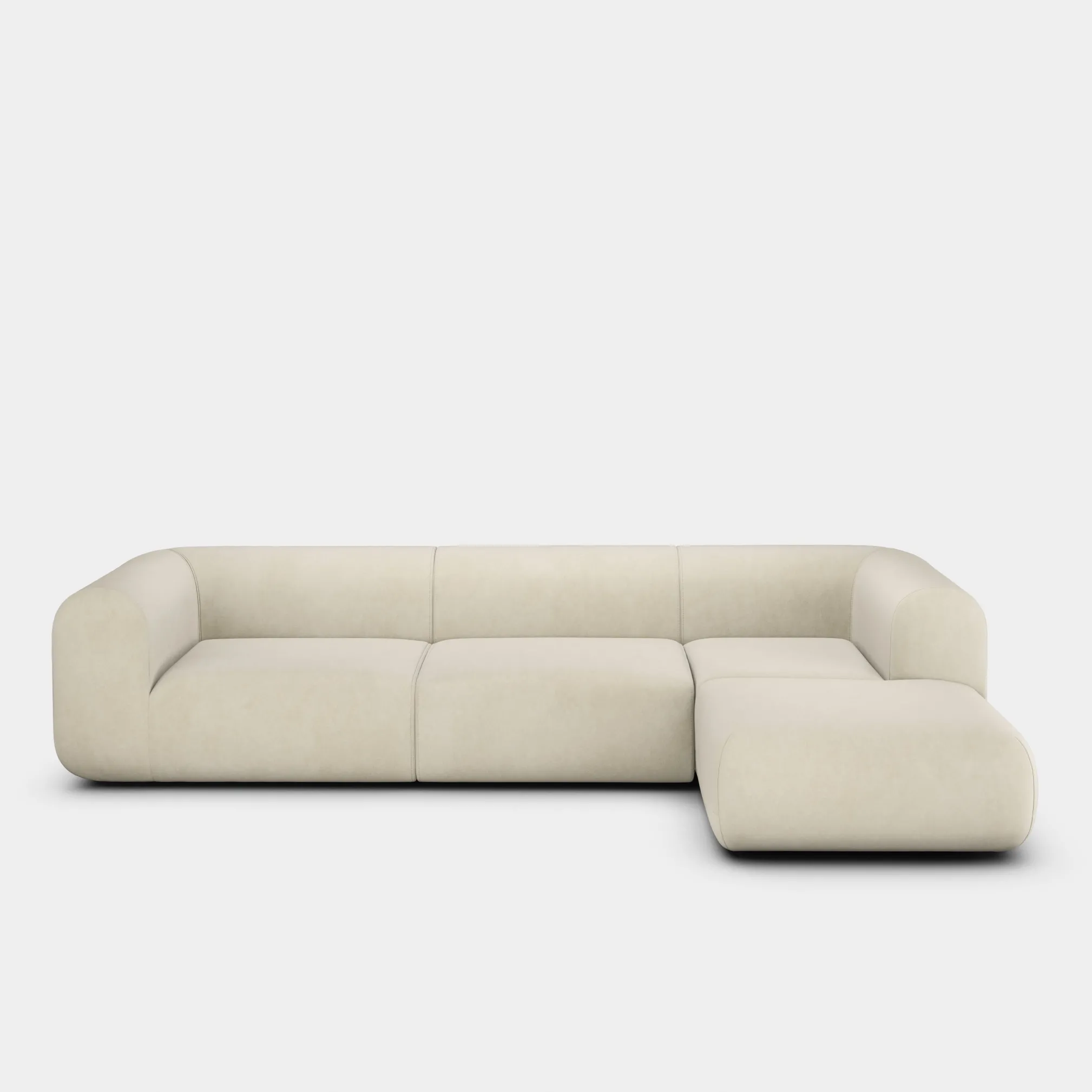 Tom Dixon Sofas*Plump Left Arm & Right Facing Chaise Longue Modular Sofa