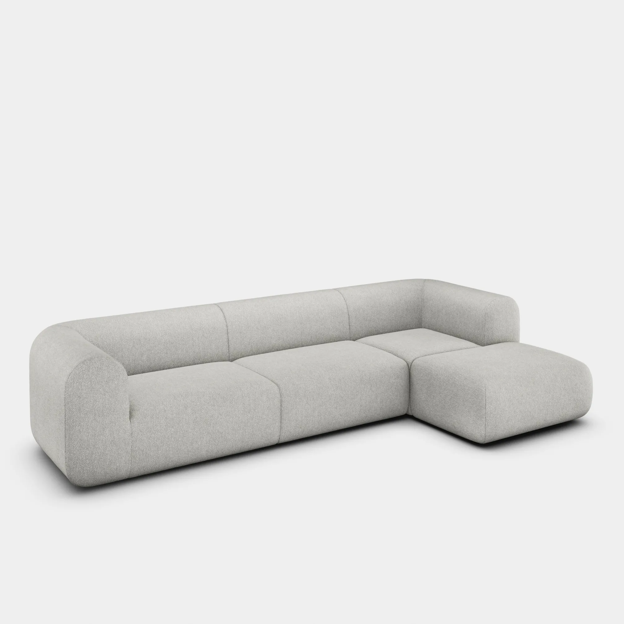 Tom Dixon Sofas*Plump Left Arm & Right Facing Chaise Longue Modular Sofa