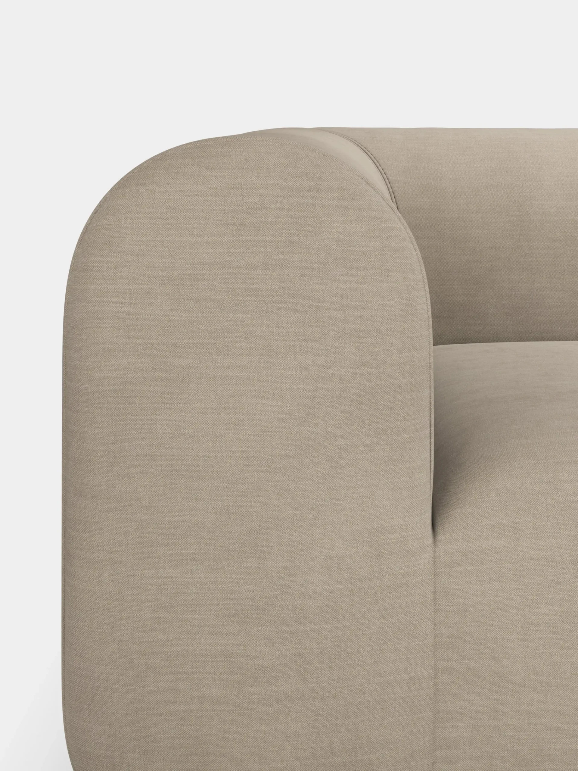 Tom Dixon Sofas*Plump Left Arm & Right Facing Chaise Longue Modular Sofa