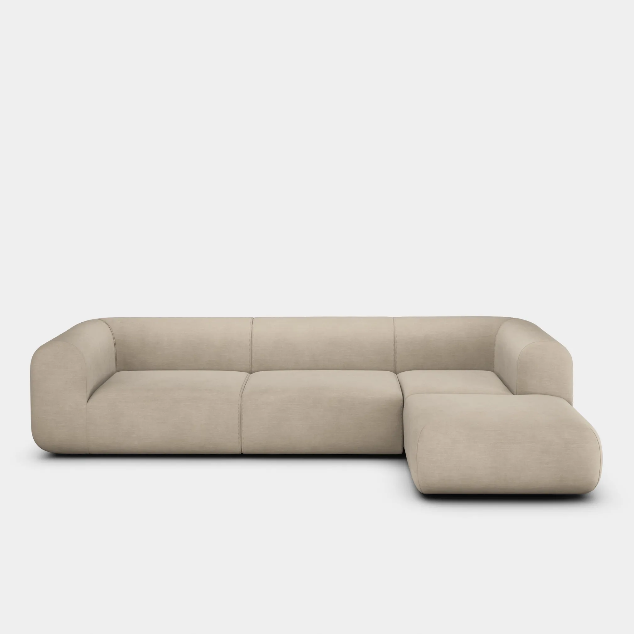 Tom Dixon Sofas*Plump Left Arm & Right Facing Chaise Longue Modular Sofa
