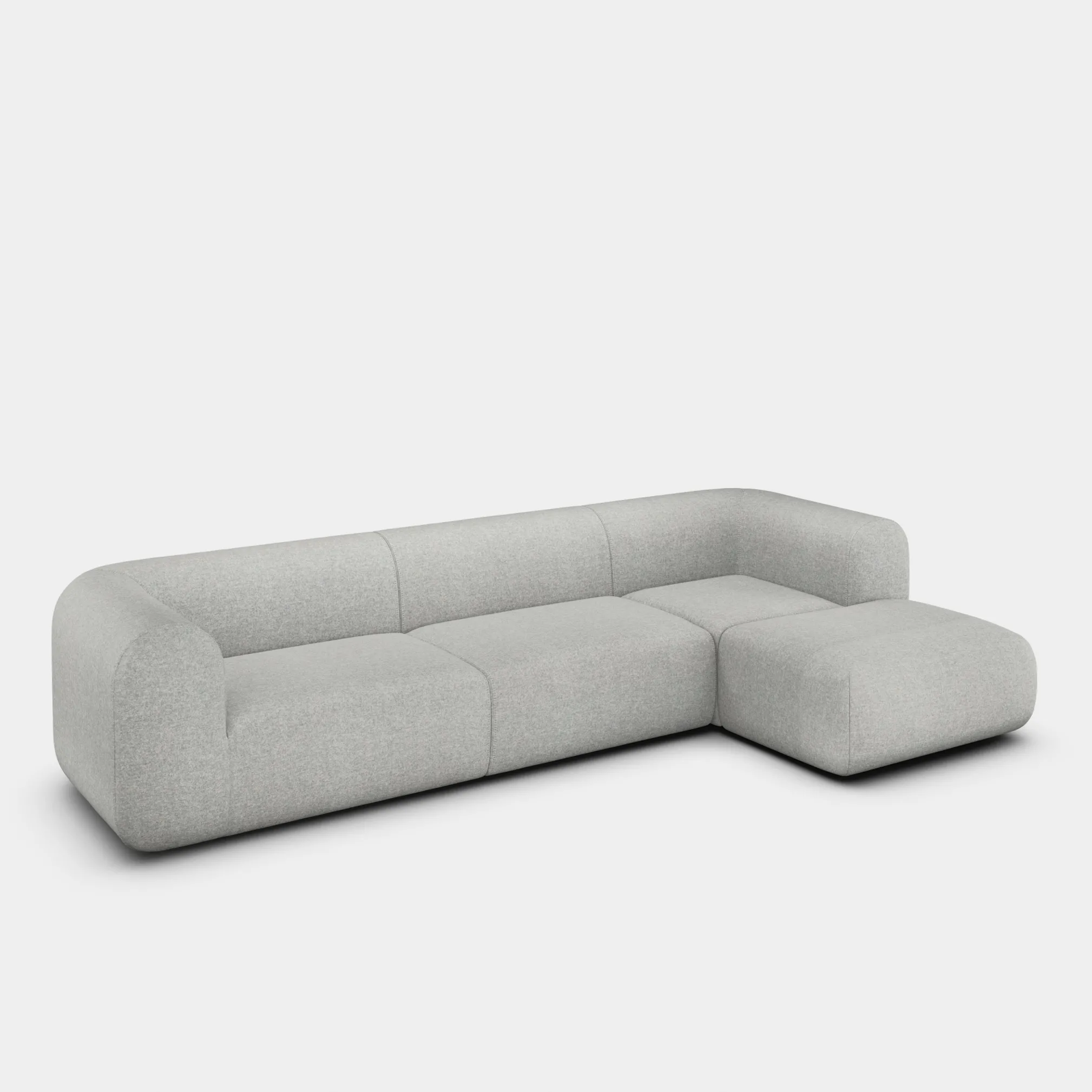 Tom Dixon Sofas*Plump Left Arm & Right Facing Chaise Longue Modular Sofa