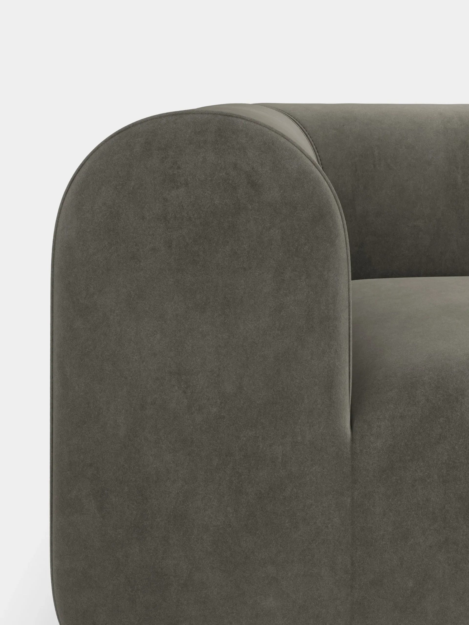 Tom Dixon Sofas*Plump Left Arm & Right Facing Chaise Longue Modular Sofa