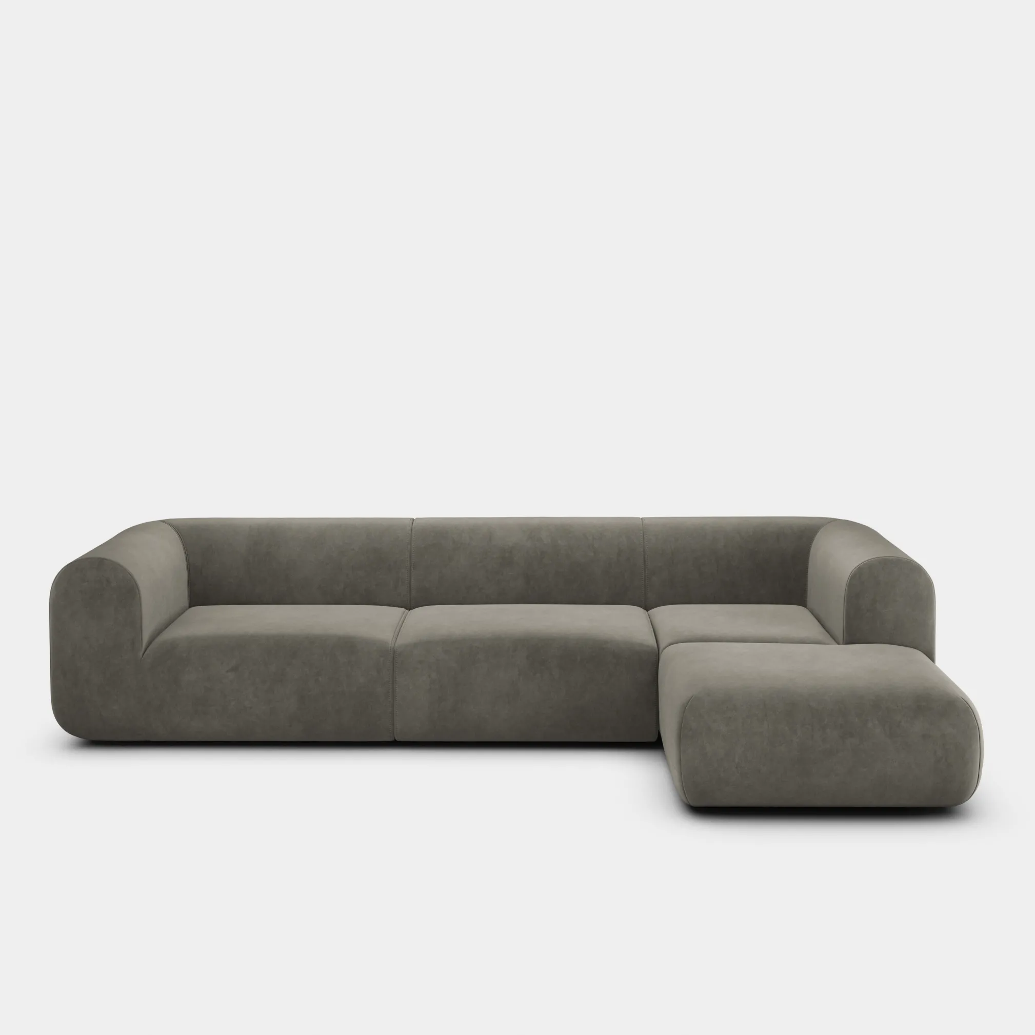 Tom Dixon Sofas*Plump Left Arm & Right Facing Chaise Longue Modular Sofa