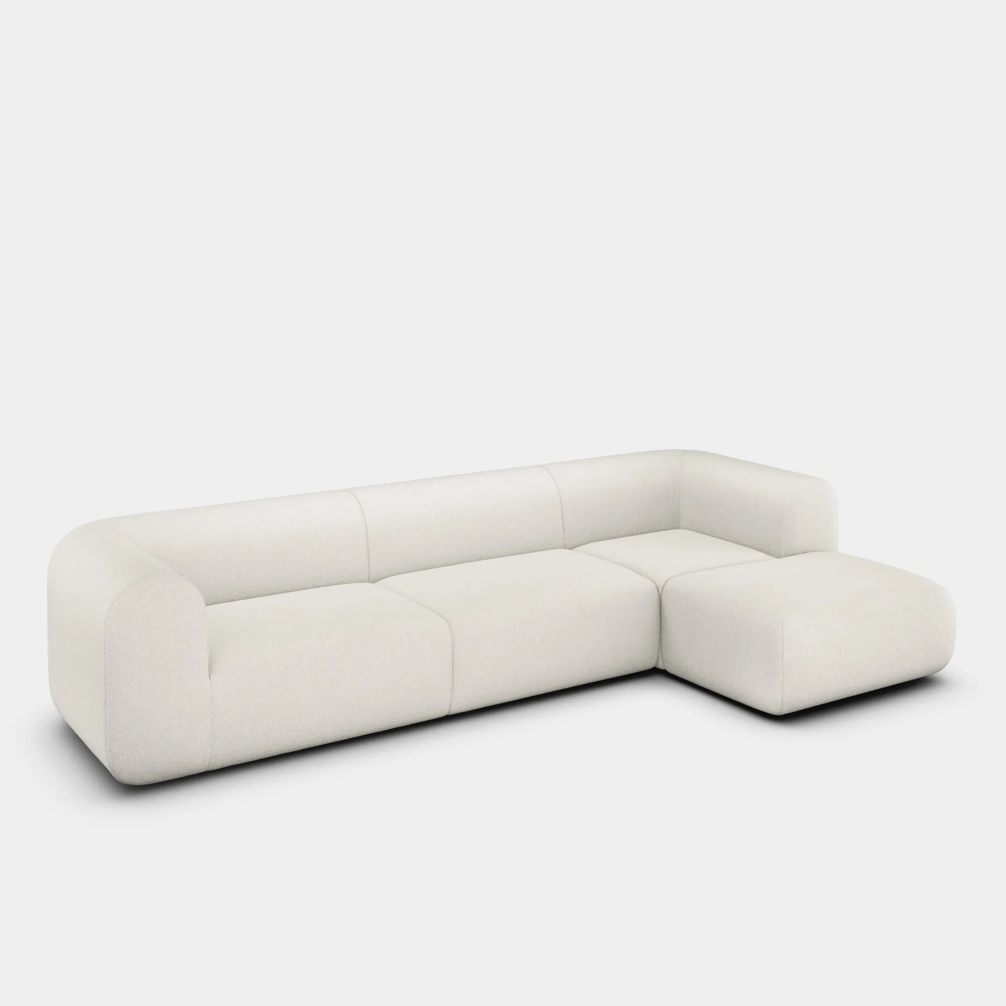 Tom Dixon Sofas*Plump Left Arm & Right Facing Chaise Longue Modular Sofa