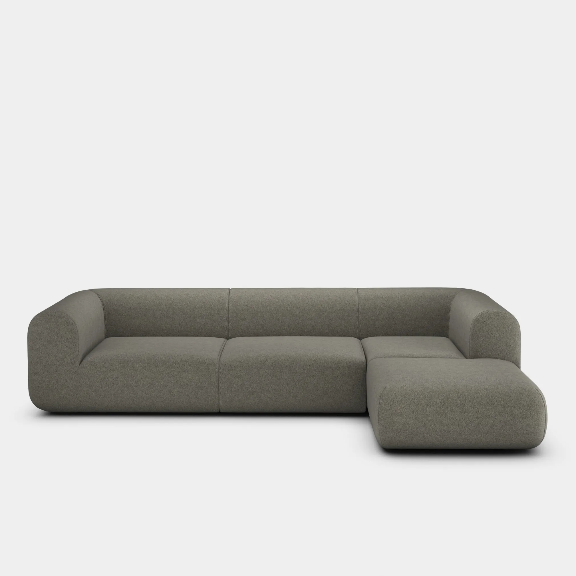Tom Dixon Sofas*Plump Left Arm & Right Facing Chaise Longue Modular Sofa