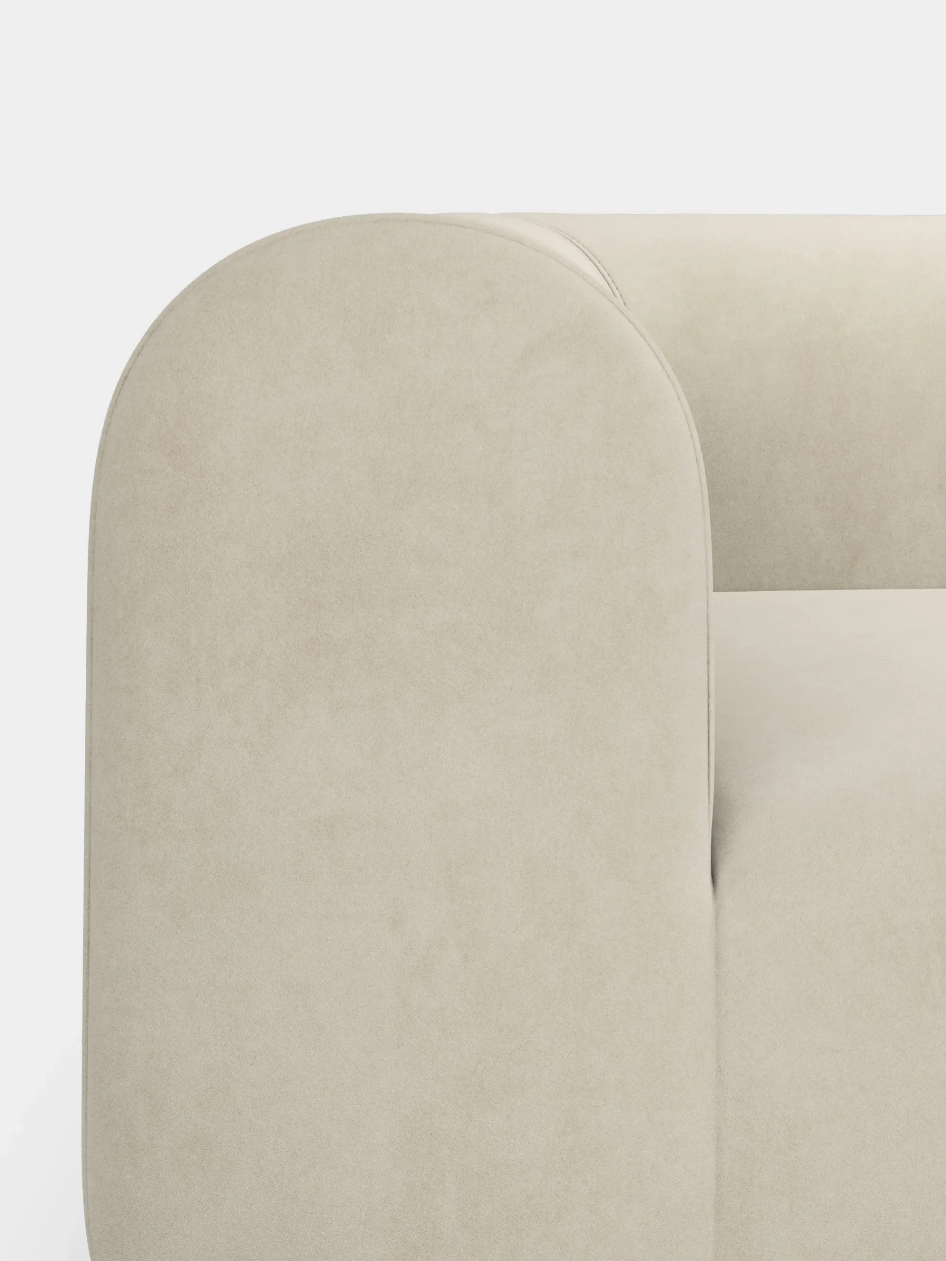 Tom Dixon Sofas*Plump Left Arm Facing Backrest Modular Sofa