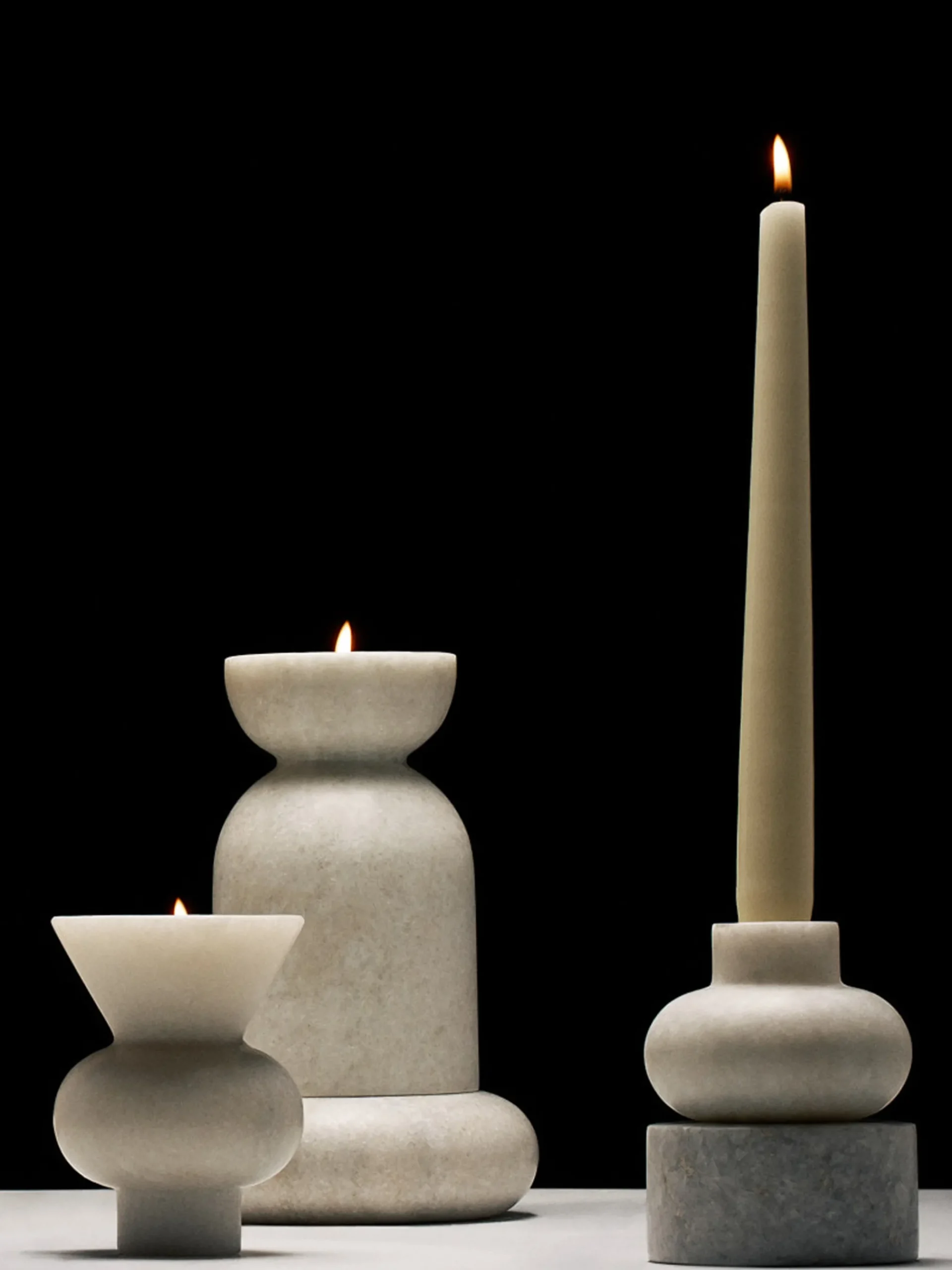 Tom Dixon Decorative Objects*Stone Stacking Candleholder